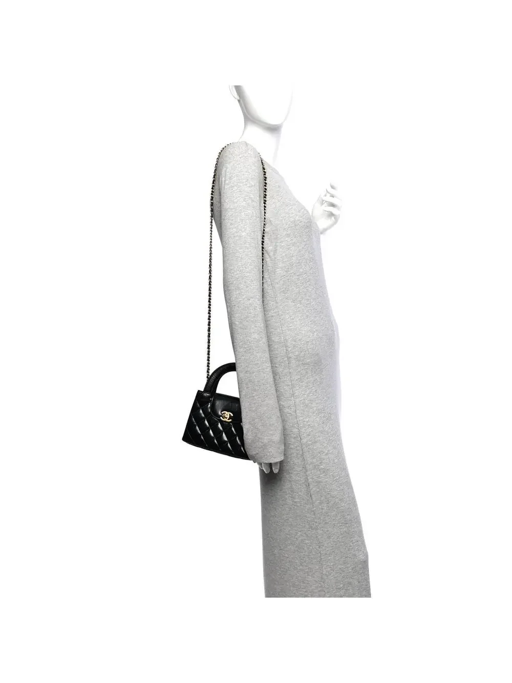 Chanel Shiny Aged Calfskin Quilted Nano #335701C57B